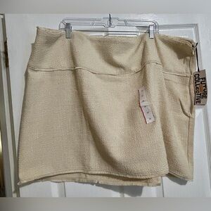 Chic Cream Mini Skirt by Future Collective
